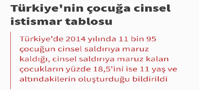 Çağımızın Karanlığı: Çocuğun Cinsel İstismarı
