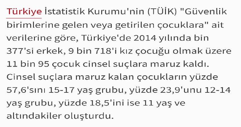 Çağımızın Karanlığı: Çocuğun Cinsel İstismarı